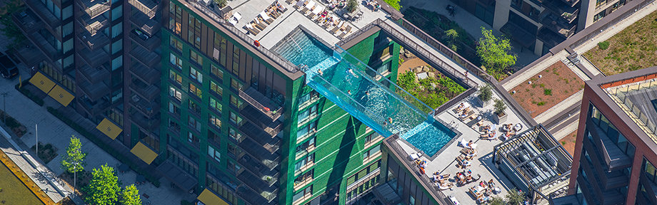 Bradford Sky Pool at Embassy Gardens